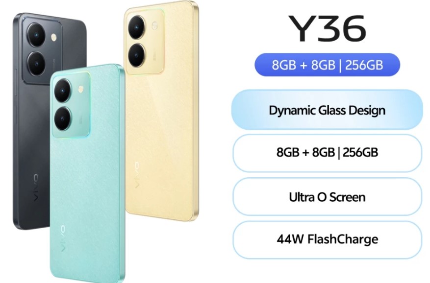 Vivo Y36 (8/256) Spesifikasi dan Harganya Di Indonesia