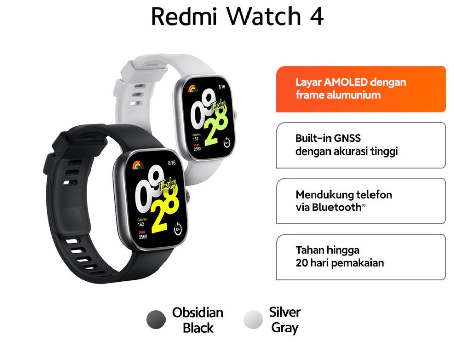 Xiaomi Redmi Watch 4 Spesifikasi dan Harganya Di Indonesia