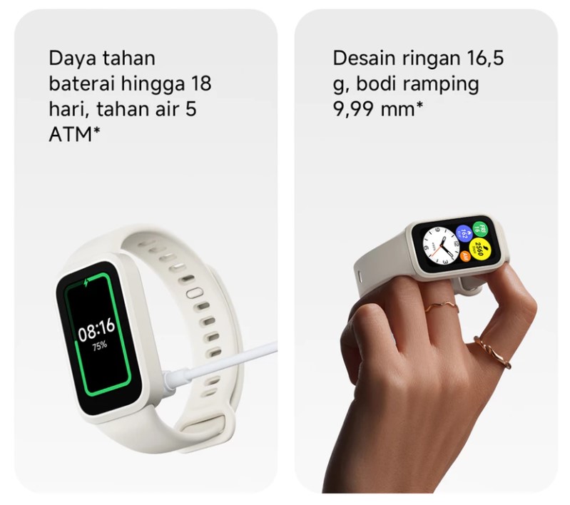 Xiaomi Smart Band 9 Active Spesifikasi dan Harganya Di Indonesia