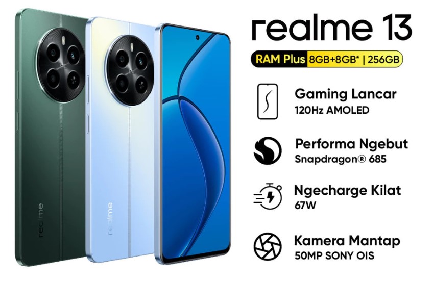 Realme 13 4G Spesifikasi dan Harganya Di Indonesia