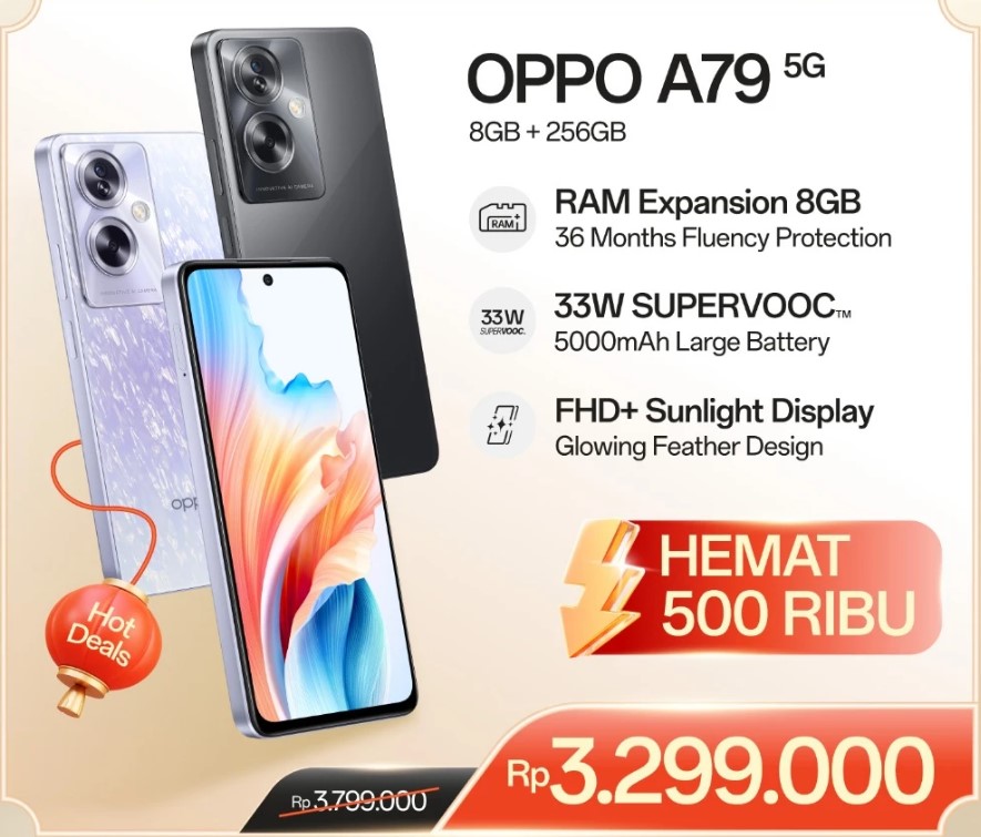 OPPO A79 Spesifikasi dan Harganya Di Indonesia