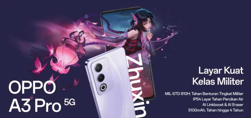 OPPO A3 Pro 5G Spesifikasi dan Harganya Di Indonesia