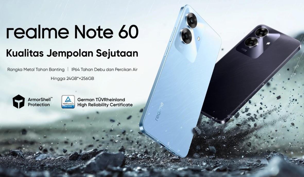 Realme Note 60 Spesifikasi dan Harganya Di Indonesia