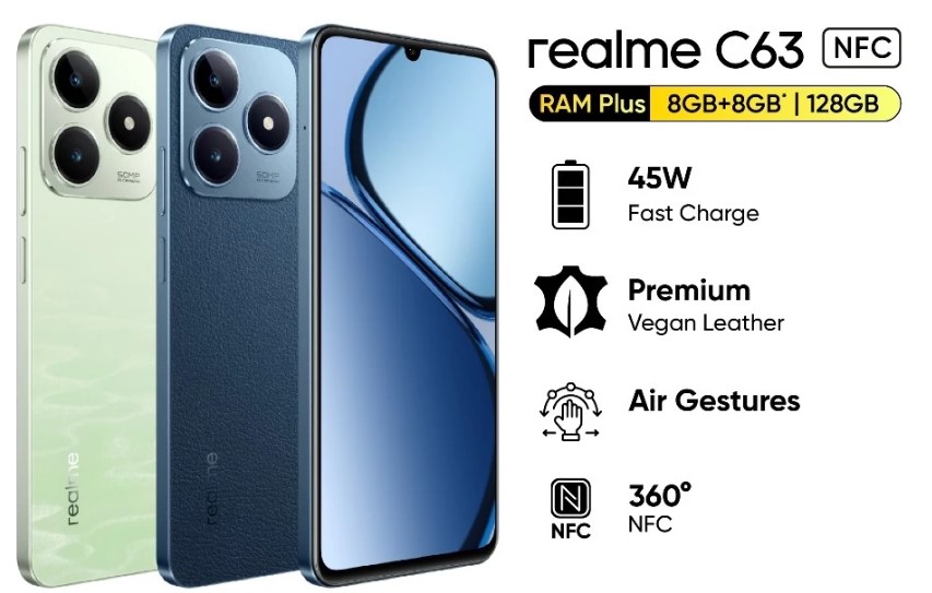 Realme C63 Spesifikasi dan Harganya Di Indonesia